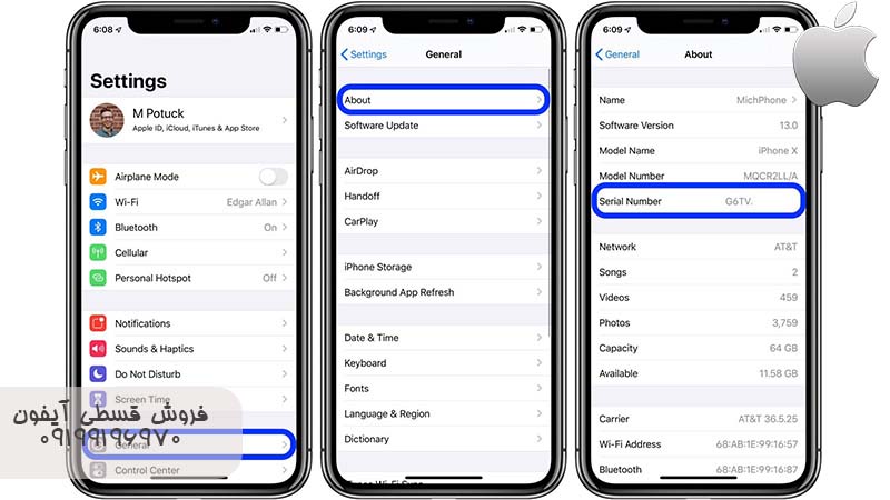 تشخیص آیفون اصل از تقلبی